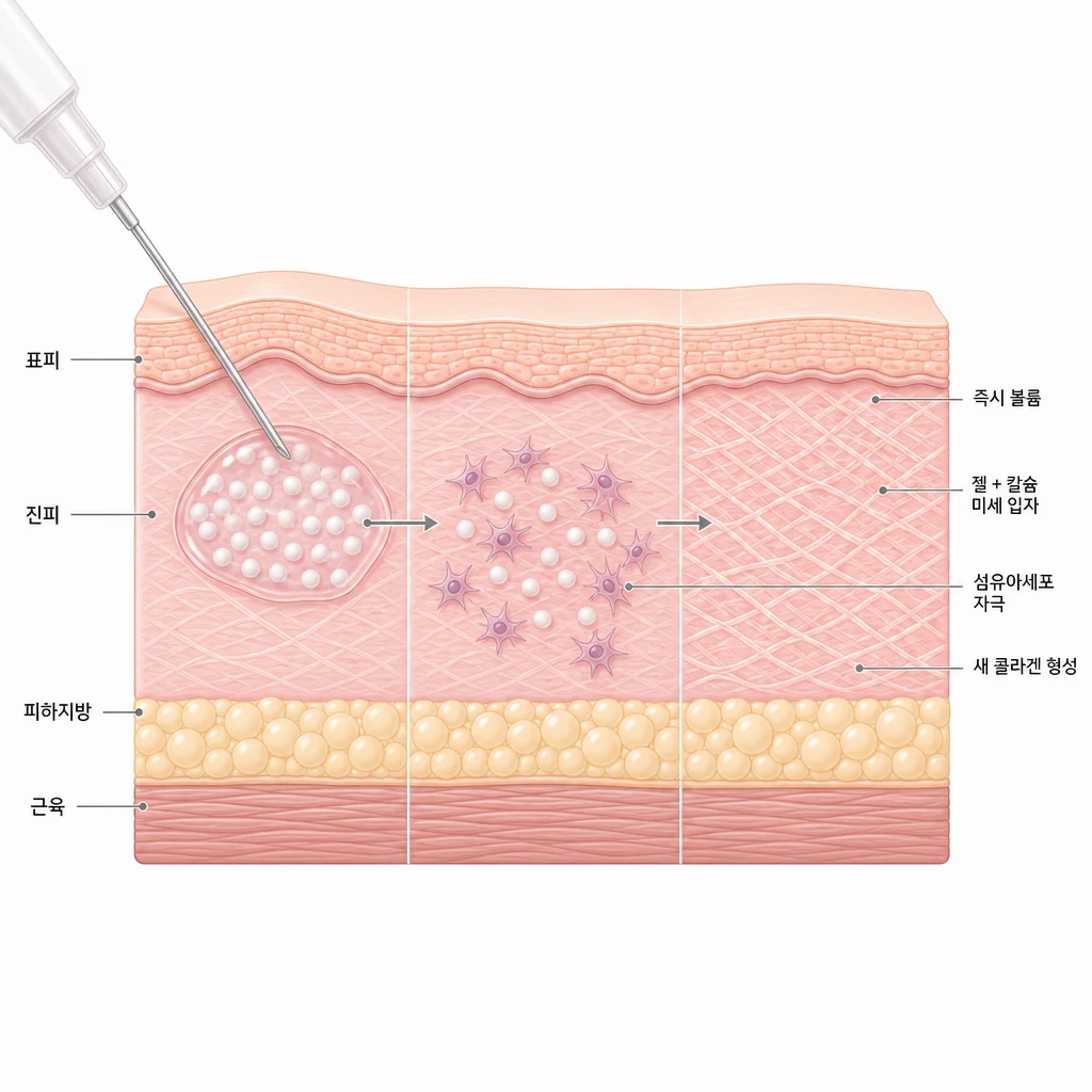 레디어스 (Radiesse) 원리