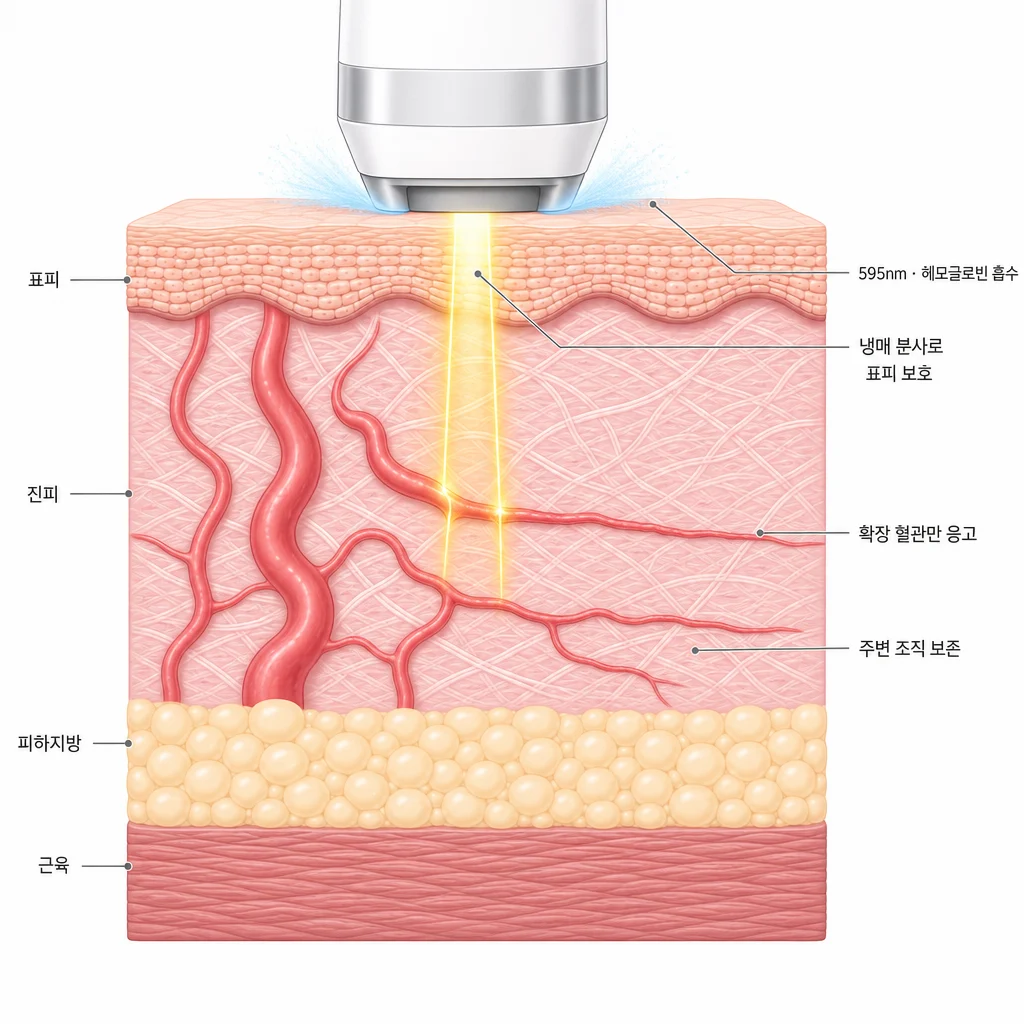 브이빔 레이저 원리